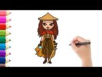 Como Dibujar a Raya / How to Draw Raya - Raya and The Last Dragon