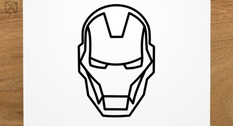 How to draw IRON MAN step by step, easy AND fast