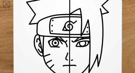 Cómo dibujar NARUTO y SASUKE paso a paso, fácil Y rápido