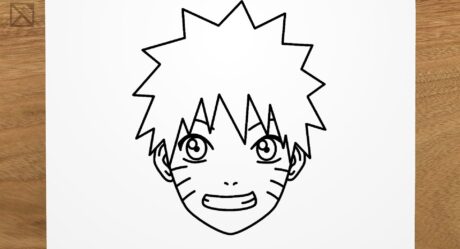 How to draw little NARUTO step by step, easy and fast