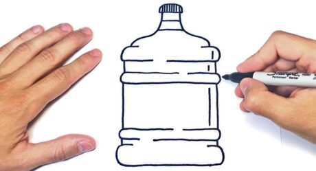 How to draw a Bottle or Container Step by Step