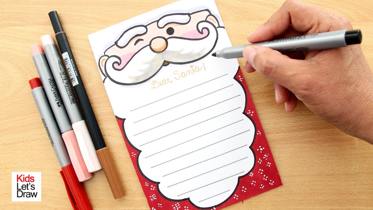 Cómo hacer tu propia CARTA A PAPÁ NOEL | How to Make a Letter to Santa (DIY)