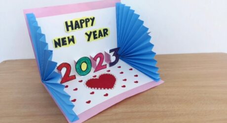 DIY – Greetings Card For Happy New Year 2023 | Handmade Greetings Card