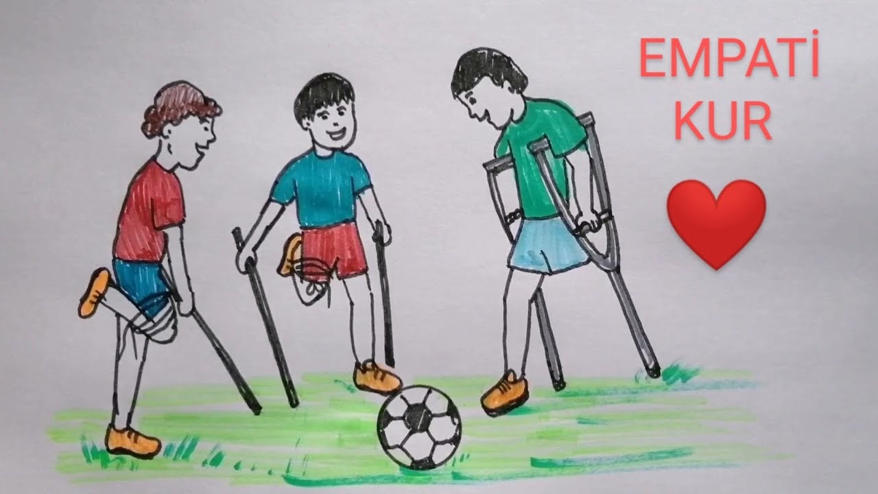 Dünya engelliler günü resmi çizimi /#engelsizresim / Engelliler haftası resim çizimi