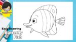 Easy Drawing Butterfly Fish