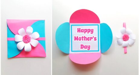 Easy Handmade Mothers Day Card • how to make mothers day card • mothers day card ideas • mothers day