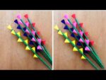 Easy and beautiful paper flower making | DIY paper flower craft || Saira Art & Craft
