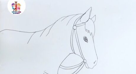 Dessin animal cheval facile | dessin élémentaire
