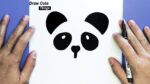 HOW TO DRAW A CUTE PANDA, STEP BY STEP, DRAW CUTE THINGS