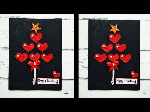 Handmade Christmas Card Making Idea • Christmas Card Making • DIY Christmas Card • Christmas Card