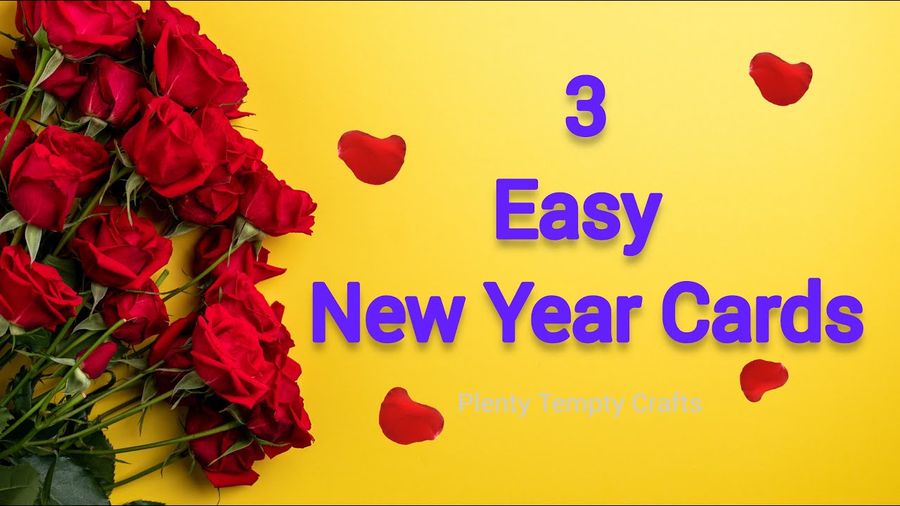 Happy New Year Card 2023 / How to Make New Year Greeting Card for Friends / Easy New Year Card Ideas