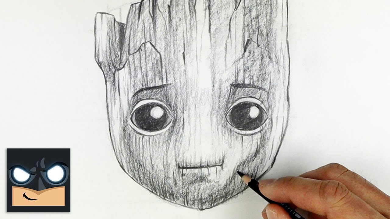 How To Draw Baby Groot | Sketch Saturday