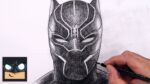 How To Draw Black Panther | Sketch Tutorial