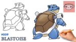 How To Draw Blastoise | Pokemon #009 | Easy Step By Step Drawing Tutorial