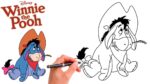 How To Draw EEYORE EASY // FROM WINNIE THE POOH // Step-By-Step