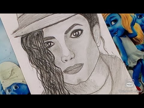 How To Draw Michael Jackson Pencil Sketch || Step by Step Pencil Sketch For Beginners