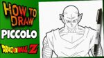 How To Draw PICCOLO from DRAGON BALL Z | como dibujar a piccolo de dbz