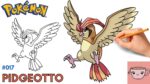 How To Draw Pidgeotto | Pokemon #017 | Easy Step By Step Drawing Tutorial