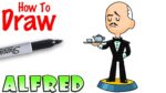How to Draw Alfred | Teeny Titans