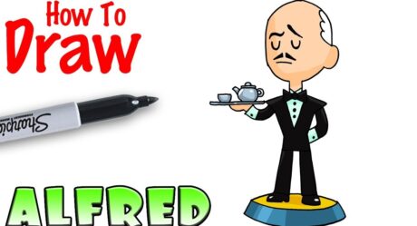 How to Draw Alfred | Teeny Titans