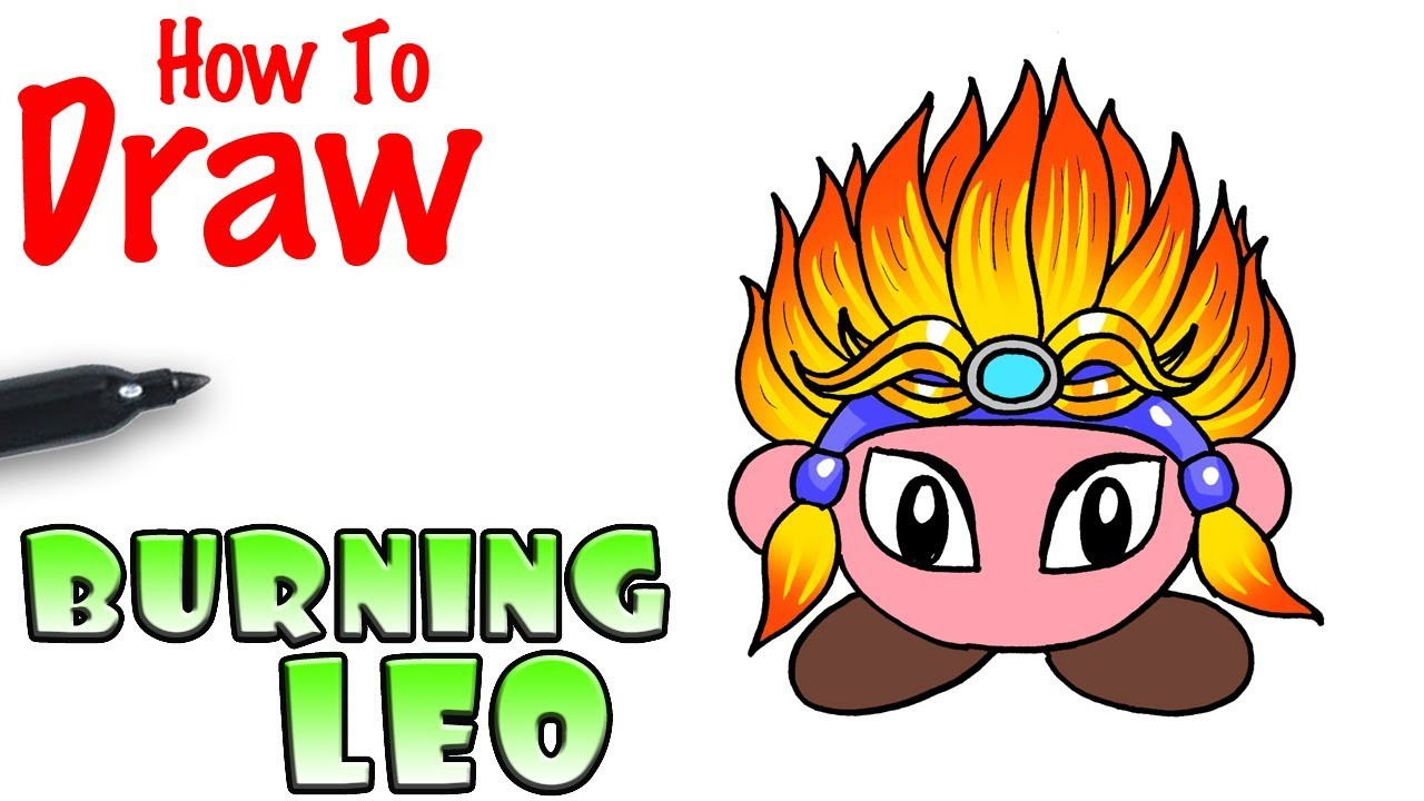 How to Draw Burning Leo | Kirby Star Allies