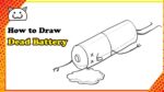 How to Draw Dead Battery