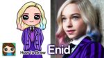 How to Draw Enid Sinclair | Netflix Wednesday Addams Family