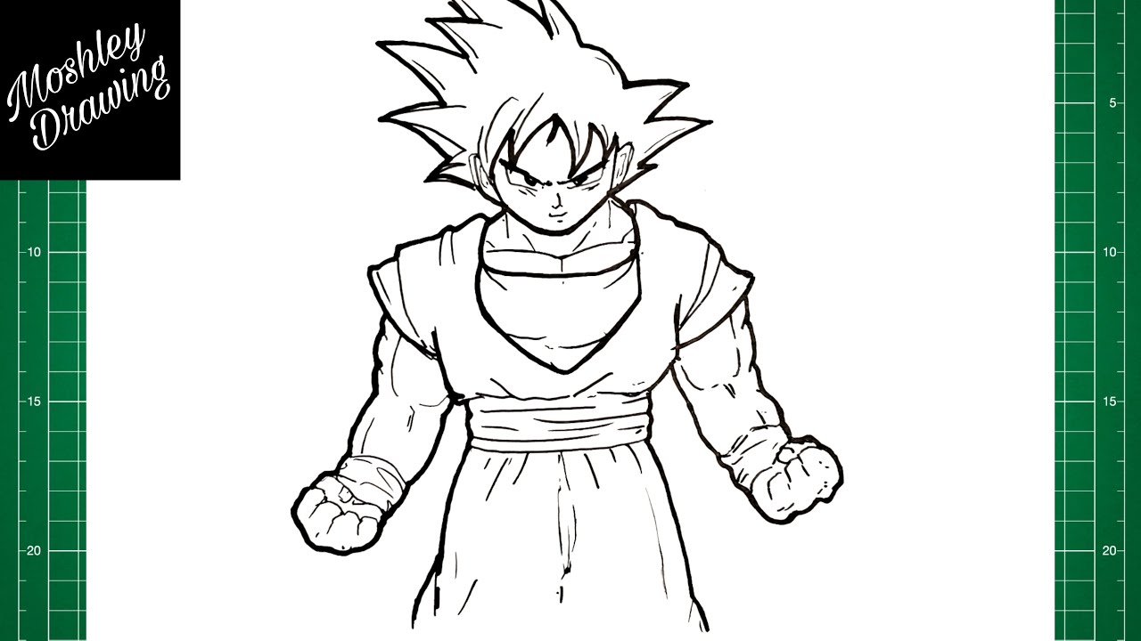 How to Draw Goku from Dragon Ball