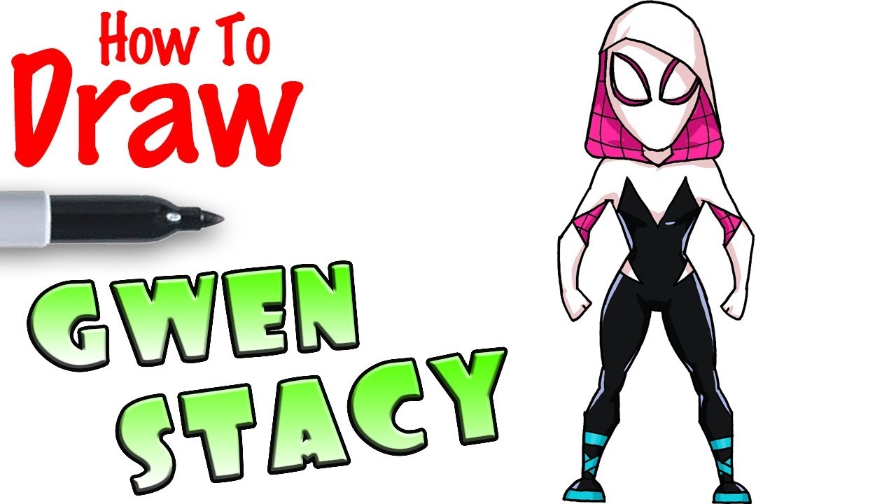 How to Draw Gwen Stacy Spider-Women