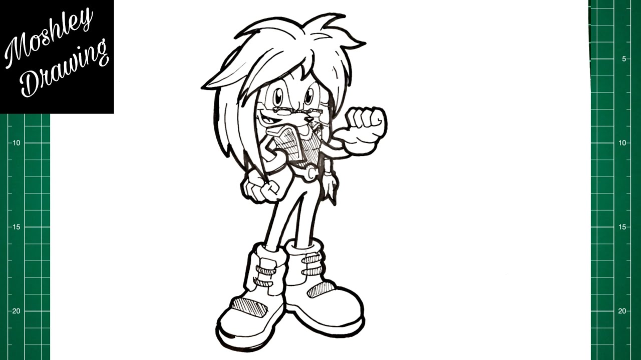 How to Draw Lara-Su - Sonic Characters
