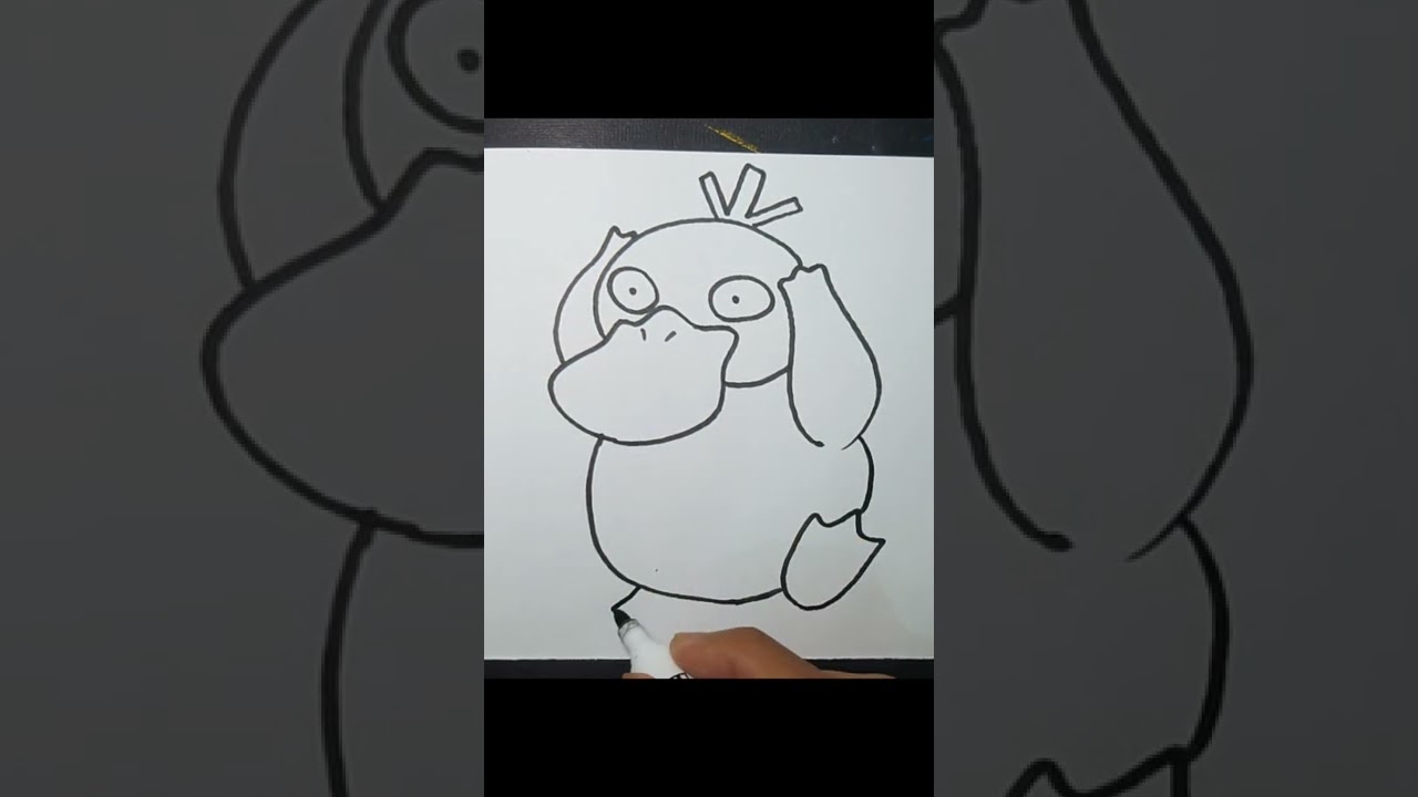 How to Draw Pokemon Psyduck #shorts