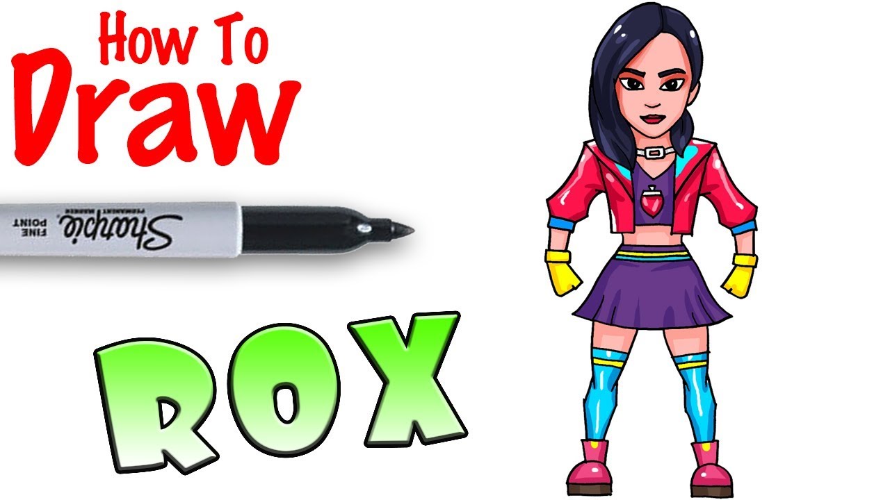 How to Draw Rox | Fortnite