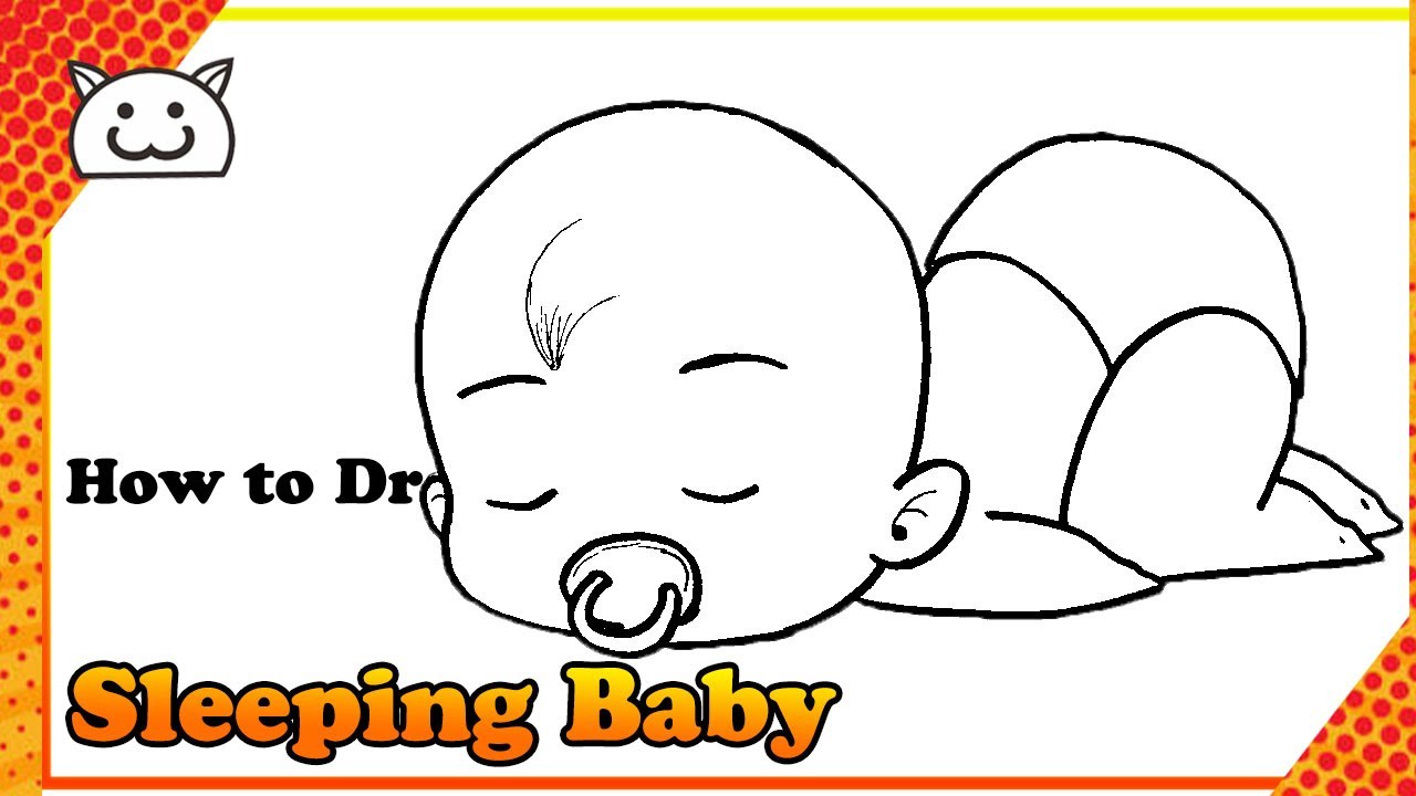 How to Draw Sleeping Baby