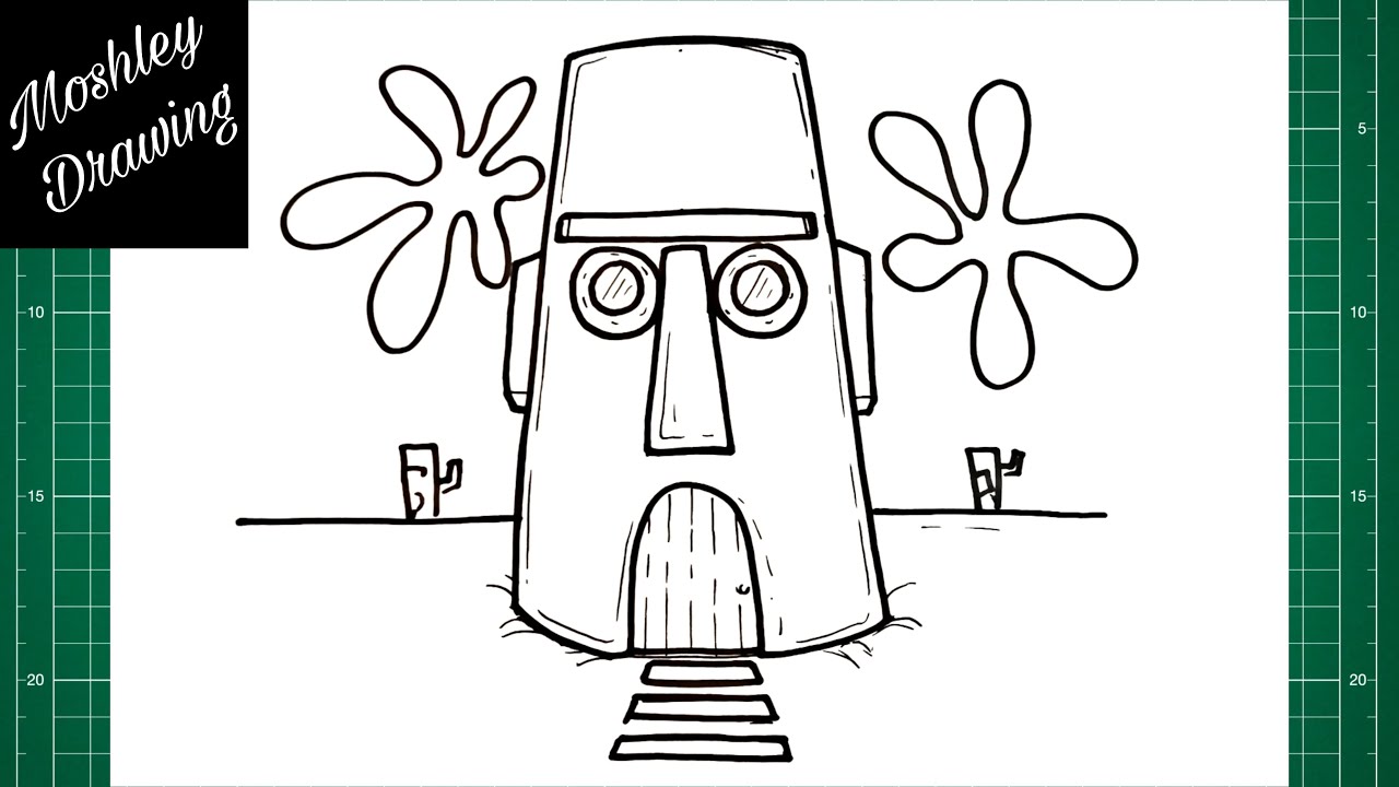 How to Draw Squidward House