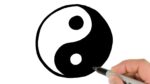How to Draw Yin Yang Symbol | Easy Drawing Tutorial
