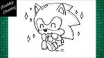 How to Draw a Cute Baby Sonic