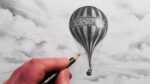 How to Draw a Hot Air Balloon and Draw Clouds