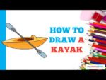 How to Draw a Kayak in a Few Easy Steps: Drawing Tutorial for Beginner Artists