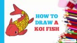 How to Draw a Koi Fish in a Few Easy Steps: Drawing Tutorial for Beginner Artists