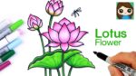 How to Draw a Lotus Flower Easy