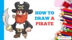 How to Draw a Pirate in a Few Easy Steps: Drawing Tutorial for Beginner Artists