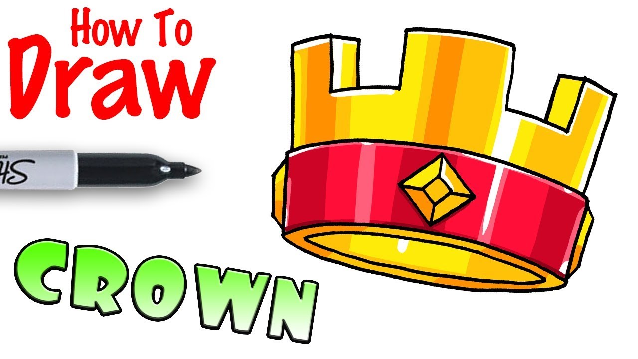 How to Draw the Crown from Clash Royale