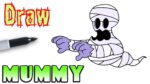 How to Draw the Mummy Ghost | Cuphead