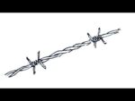 How to draw Barbed Wire Real Easy