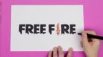 How to draw Free Fire Logo