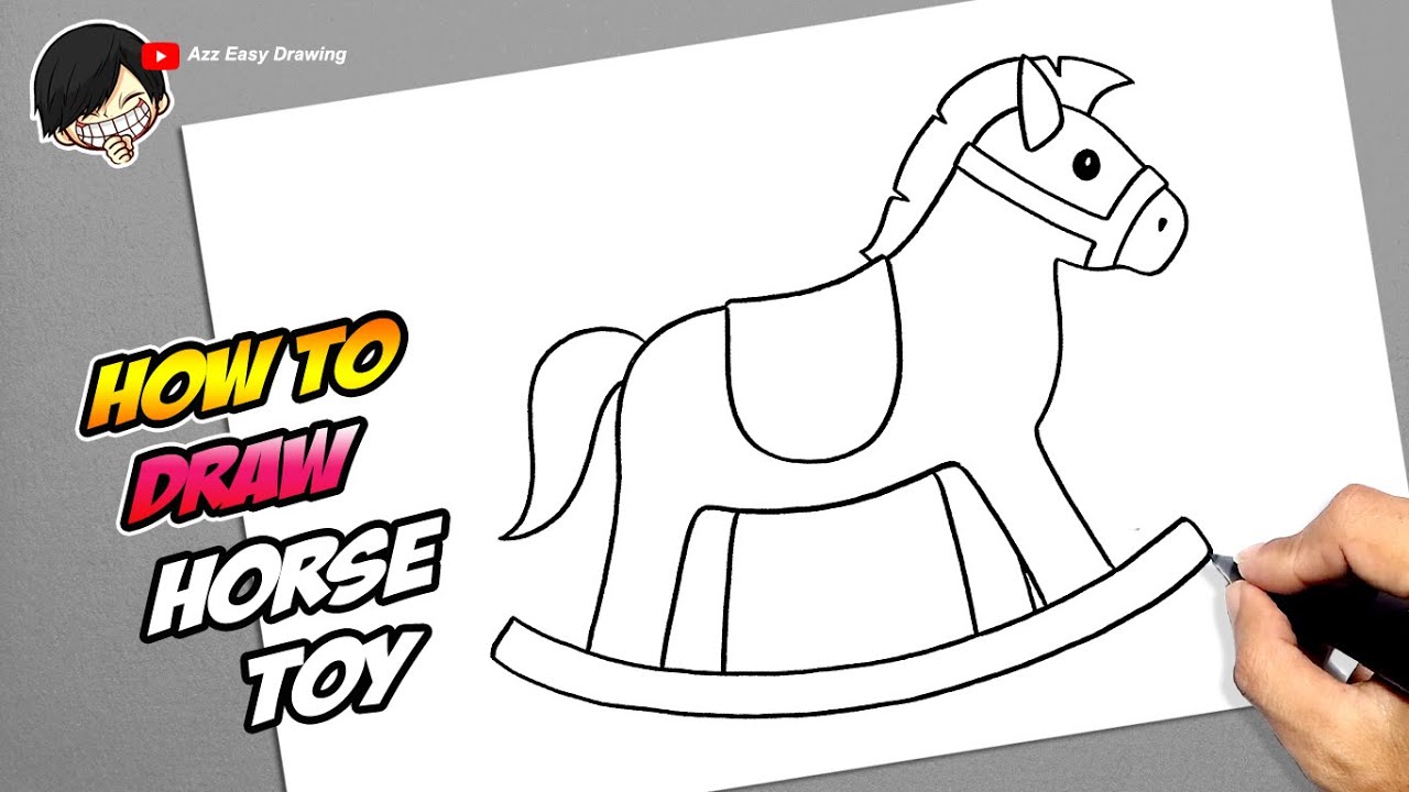 How to draw Horse Toy