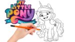 How to draw Izzy Moonbow from My Little Ponny - MLP A New Generation