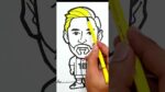 How to draw Messi and coloring for kids 2022