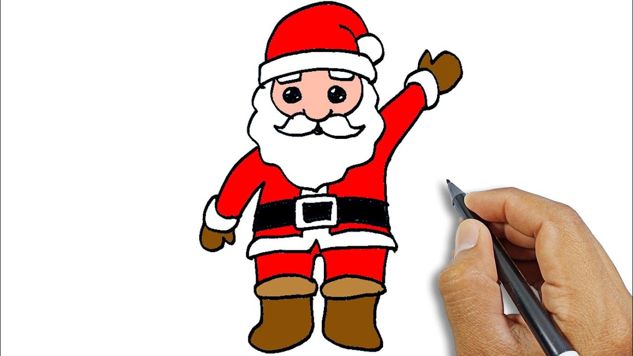 How to draw Santa Claus | Easy Drawing Ideas For Beginners