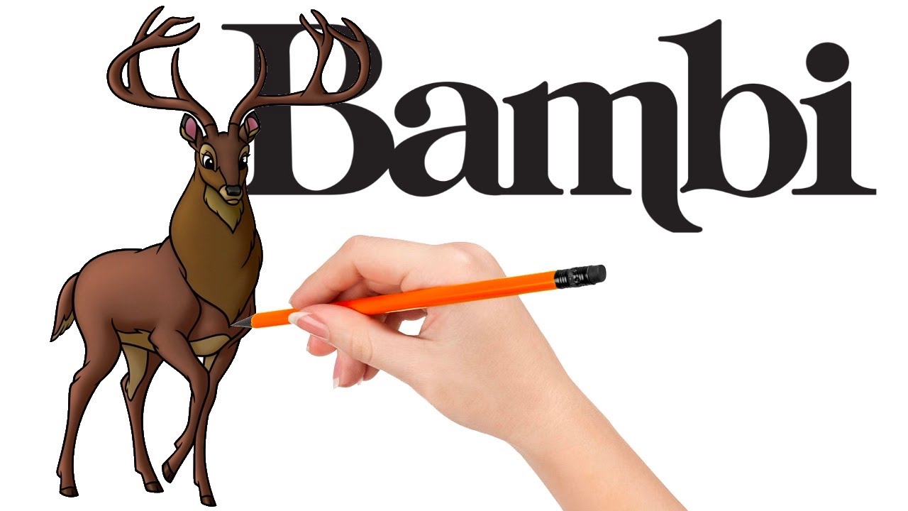 How to draw The Great Prince of the Forest from Bambi